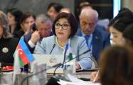   Sprecherin des aserbaidschanischen Parlaments informiert über die COP29-Vorbereitung auf dem Forum in Usbekistan  