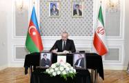  Präsident Aliyev besucht iranische Botschaft in Aserbaidschan 