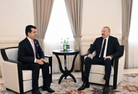   Präsident Ilham Aliyev empfing den Generaldirektor von ICESCO in Schuscha  