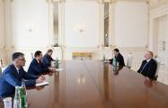   Ilham Aliyev empfängt Generalsekretär  