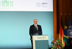     Ilham Aliyev:   Unsere grünen Energieprojekte werden von ausländischen Investoren finanziert  