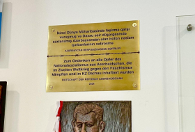   In Deutschland wurde eine Gedenktafel zum Gedenken an aserbaidschanische Gefangene eröffnet  