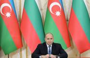 Rumen Radev: Bulgarien und Aserbaidschan sind durch Beziehungen verbunden, die auf traditioneller Freundschaft basieren