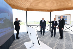   Präsident Aliyev beteiligt sich an der Eröffnung des Kondalantschay-Wasserreservoirkomplexes  