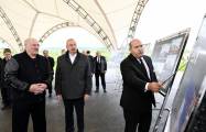  Präsidenten von Aserbaidschan und Belarus besuchen zerstörte Gebiete der Stadt Füzuli 