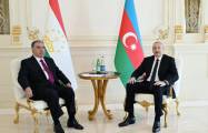   Präsidenten von Aserbaidschan und Tadschikistan treffen sich unter vier Augen  