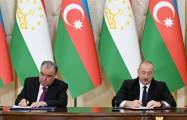   Aserbaidschan und Tadschikistan unterzeichnen Dokumente  