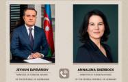   Außenminister Aserbaidschans und Deutschlands führen Telefongespräche über die Zusammenarbeit im Rahmen der COP29  