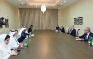   Präsident Ilham Aliyev empfing den Minister für Industrie und Spitzentechnologien der Vereinigten Arabischen Emirate  