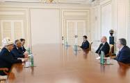   Präsident Aserbaidschans empfing den Präsidenten des kirgisischen Parlaments  