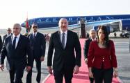   Präsident Ilham Aliyev ist zu offiziellem Besuch in Ägypten eingetroffen  