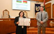   Sahiba Gafarova wurde der Titel einer Ehrenprofessorin der Belarussischen Staatlichen Universität verliehen  