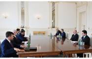   Präsident Ilham Aliyev empfängt James O’Brien  