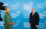   Präsident Ilham Aliyev gab „Euronews“ ein Interview  
