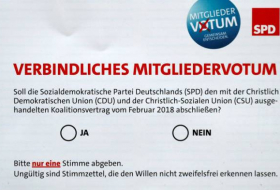 SPD-Votum zur GroKo bereits jetzt verbindlich - 20 Prozent haben abgestimmt