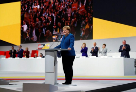 Merkel mahnt auf CDU-Parteitag Geschlossenheit an