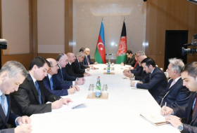   Treffen zwischen Präsident Ilham Aliyev und dem afghanischen Präsidenten Ashraf Ghani  
