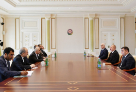   Staatspräsident Ilham Aliyev empfängt iranische Delegation  