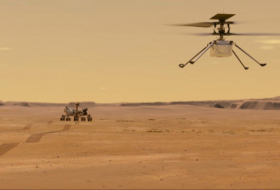 Rover „Perseverance“ setzt Mini-Helikopter für ersten Flug auf dem Mars ab
