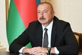    Präsident Ilham Aliyev:   