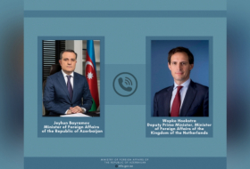   Aserbaidschanischer Außenminister führt ein Telefongespräch mit dem niederländischen Amtskollegen  