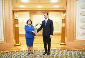   Sprecherin von Milli Majlis trifft sich mit dem Präsidenten von Turkmenistan  