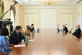   Präsident Aliyev empfängt Generaldirektorin der Welthandelsorganisation  