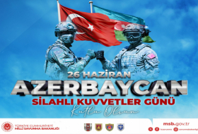   Türkisches Verteidigungsministerium gratuliert zum Tag der aserbaidschanischen Streitkräfte  