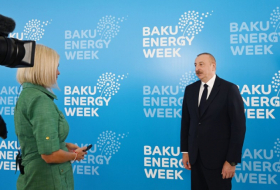   Präsident Ilham Aliyev gab „Euronews“ ein Interview  