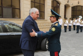Chef des staatlichen Grenzdienstes  traff sich mit dem Innenminister von Georgien FOTO