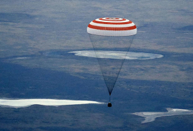 Sojus-Kapsel mit drei Raumfahrern wieder gut zurück auf der Erde - KEINE KOMMENTARE