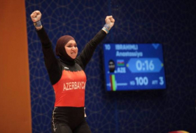 Aserbaidschans Athletin Anastasiya Ibrahimli stellt 5 Rekorde auf