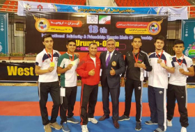 Aserbaischans Karatekämpfer holen 13 Medaillen in Urmia