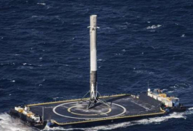 SpaceX: Erste Falcon-Stufe im Atlantik gelandet