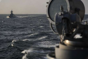 Russische Schiffe üben Gefechtsschießen im Kaspischen Meer