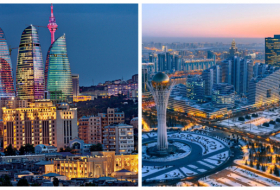 Aserbaidschan und Kasachstan -  