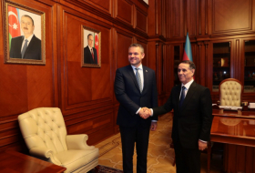 Premierminister Novruz Mammadov trifft seinen slowakischen Amtskollegen