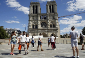 Vorplatz von Notre-Dame wieder geöffnet