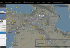 Flightradar24 zeigt ein Flugzeug mit Söldnern, die vom Libanon nach Armenien flogen