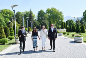  Aserbaidschanischer Präsident kommt in Gabala an 