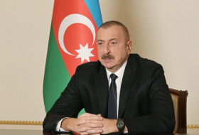   Präsident Aliyev:  