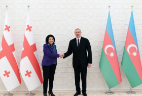 Ilham Aliyev gratulierte Salome Zurabishvili 