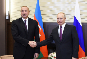  Russischer Präsident gratuliert Ilham Aliyev zum Nationalfeiertag 