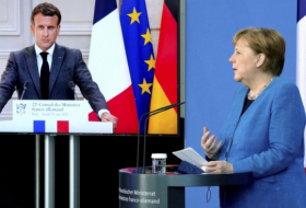 Kanzlerin Merkel empfängt den französischen Präsidenten Macron
