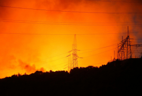 Feuer in der Nähe des Kraftwerks im Südwesten der Türkei Milas eingedämmt