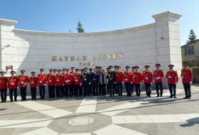 Orchester der Militärakademie kehrt nach Baku zurück