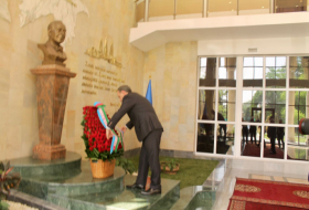   Kamran Aliyev besucht die aserbaidschanische Botschaft in Usbekistan   – FOTO    