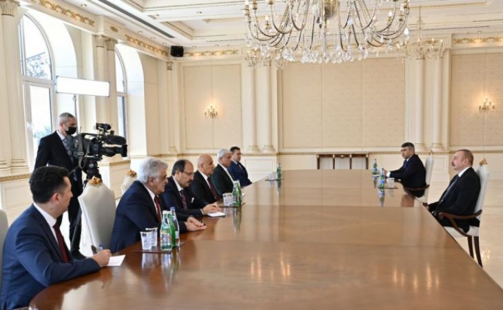   Präsident Ilham Aliyev empfängt den türkischen Minister für Land- und Forstwirtschaft  