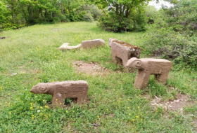   In Aserbaidschan wurde zum ersten Mal eine steinerne Stierfigur entdeckt   - FOTO    