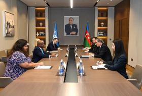   Aserbaidschanischer Außenminister trifft den Vorsitzenden der UN-Generalversammlung  